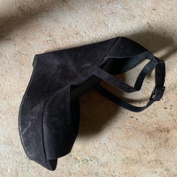 Black Platform Wedges size 7 - Picture 3 of 7